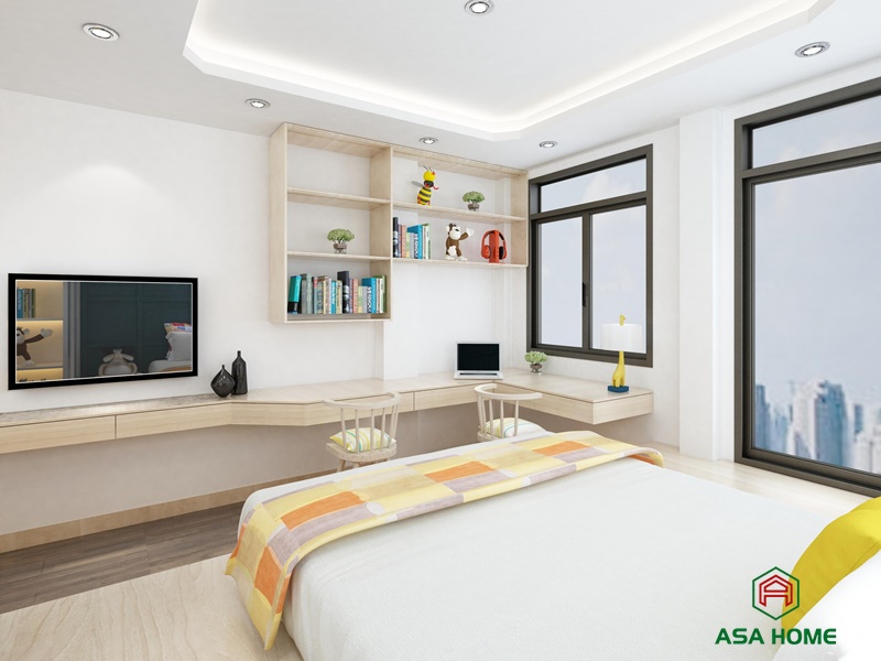 Bàn học của các bé