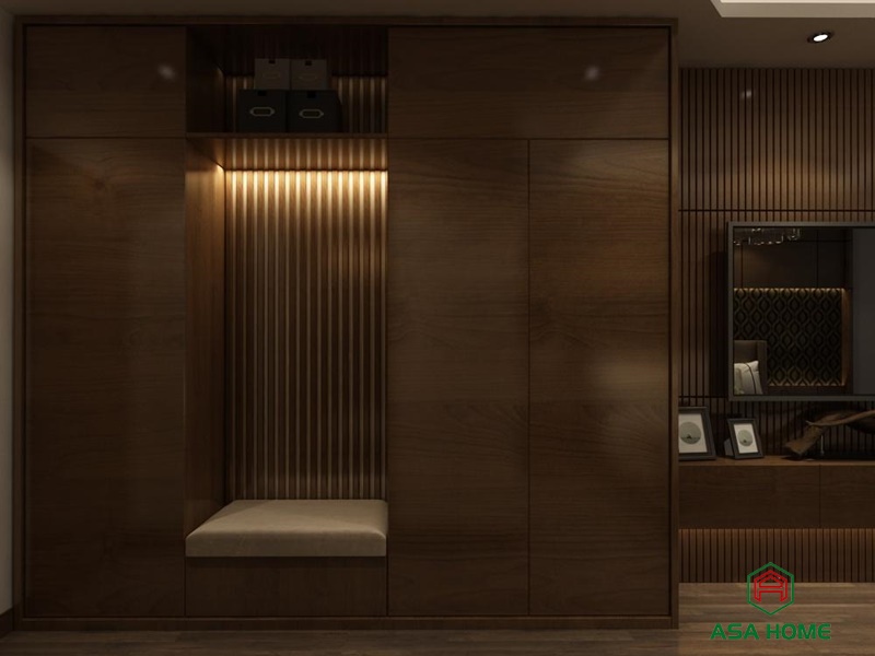 Thiết kế tủ gỗ sang trọng